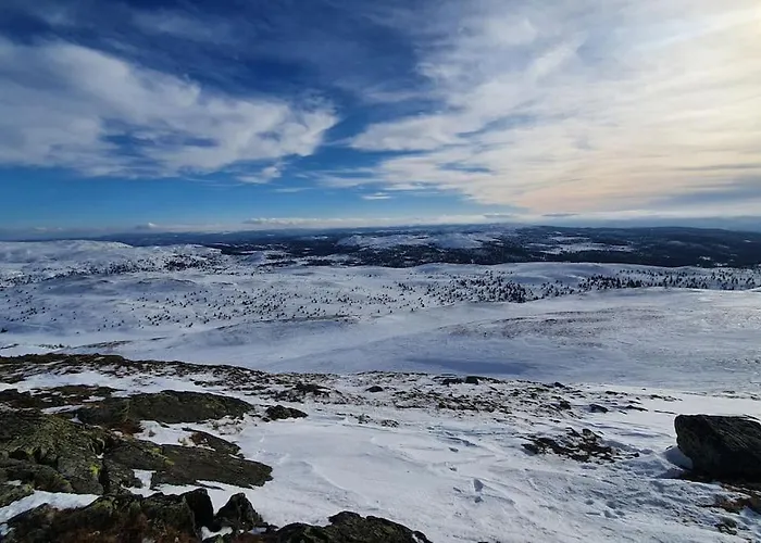 Дом отдыха Cozy Log At Beautiful Nystolsfjellet Гуль