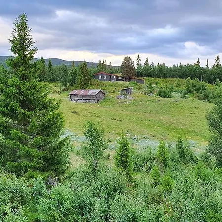 Cozy Log At Beautiful Nystølsfjellet Feriehus Gol