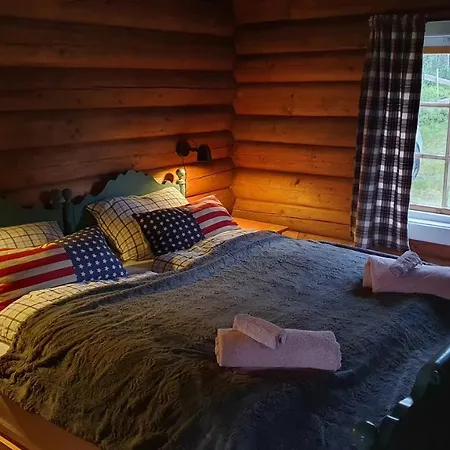 Cozy Log At Beautiful Nystølsfjellet Feriehus Gol