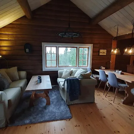 Cozy Log At Beautiful Nystølsfjellet Feriehus *